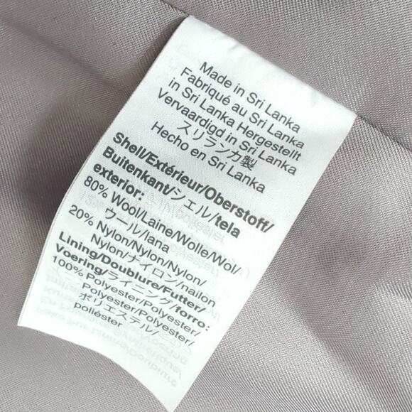 J. Crew Italian Stadium Cloth Nello Gori Parka Heather Gray Womens Jacket 8 8P - Picture 11 of 13